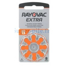 Piles auditives ZA13 - PR48 Rayovac Extra Advanced (blister de 8)