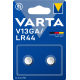 Pile alcaline LR44 - V13GA - V76PX Varta (blister de 2)