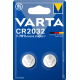 Pile lithium CR2032 Varta (blister de 2)