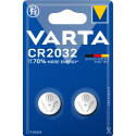 Pile lithium CR2032 Varta (blister de 2)