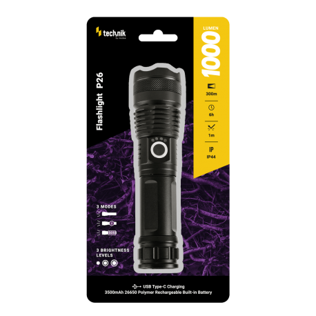 Lampe torche technik rechargeable 500lm