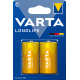 Piles alcalines LR14 Varta Longlife (blister de 2)