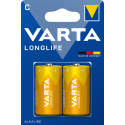 Piles alcalines LR14 Varta Longlife (blister de 2)