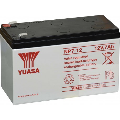 Batterie au plomb Yuasa 12V 7Ah