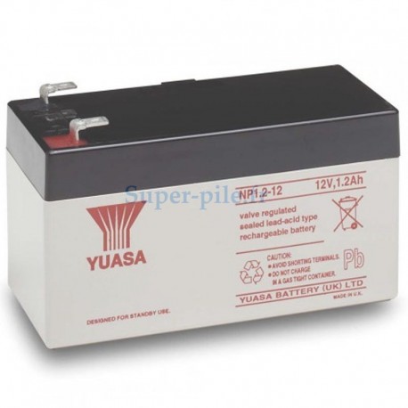 Batterie au plomb Yuasa 12V 1.2Ah