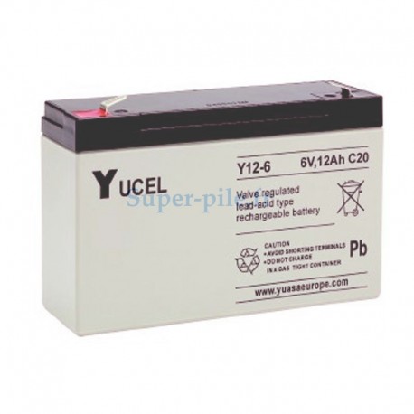 Batterie au plomb Yucel 6V 12Ah
