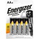Piles alcalines AA Energizer Alkaline Power (blister de 4)