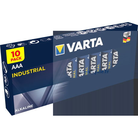 Piles alcalines industrielles AAA Varta
