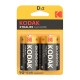 Piles alcalines LR20 Kodak Xtralife (blister de 2)