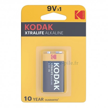 Pile alcaline 9V  Kodak Xtralife