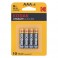 Piles alcalines AAA Kodak Xtralife (blister de 4)
