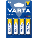Piles alcalines AA Varta Energy (blister de 4)
