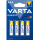 Piles alcalines AAA Varta Energy (blister de 4)
