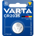 Pile lithium CR2025 Varta (blister de 1)