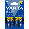 Piles alcalines AA Varta Longlife Power (blister de 4)