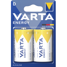 Piles alcalines LR20 Varta Energy (blister de 2)