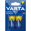 Piles alcalines LR14 Varta Longlife Power (blister de 2)