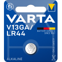 Pile alcaline LR44 - V13GA - V76PX Varta (blister de 1)