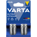 Piles lithium AAA Varta (blister de 4)