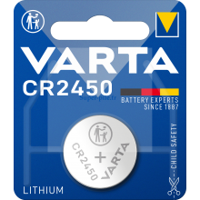 Pile lithium CR2450 Varta (blister de 1)