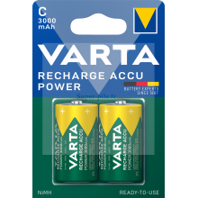 Piles rechargeables HR14 Varta 3000mAh (blister de 2)