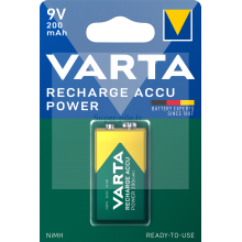 Pile rechargeable 9V Varta 200mAh