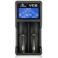 Chargeur pour 2 accus Li-ion/IMR/INR/ICR